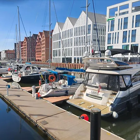 Yacht View - Wyspa Spichrzów Centrum Apartamento Gdansk
